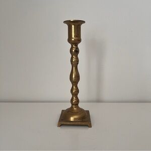 Elegant Brass Candlestick Holder